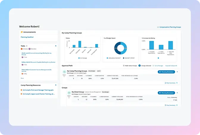 AI-guided workflows from draft to decision