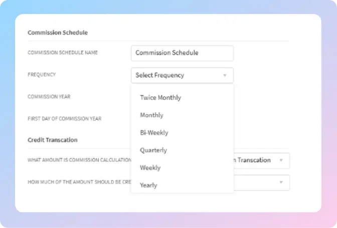 Commission plans flexible enough to fit your strategy