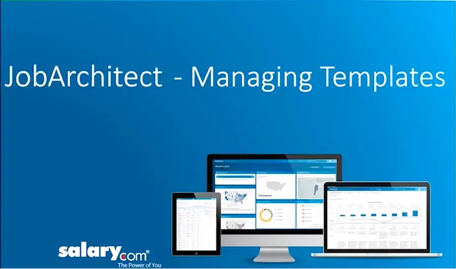 JobArchitect Managing Templates demo video thumbnail