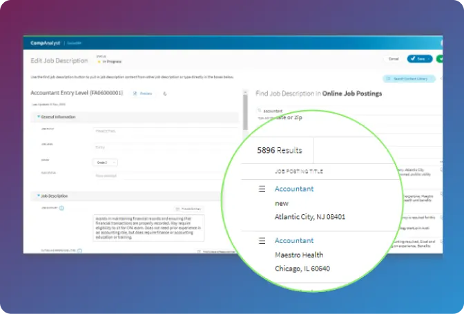Job descriptions by last approved date